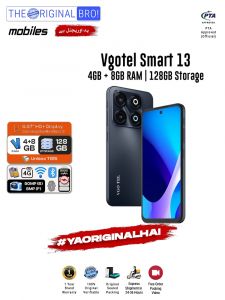 Vgotel Smart 13 - 4GB RAM - 128GB Storage - Easy Monthly Installments - PTA Approved - 1 Year Official Warranty - The Original Bro Mobiles - TOB70
